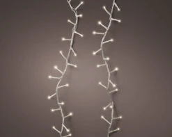 36 FT Compact 500 LED Warm White Transparent Wire 8 Function Twinkle