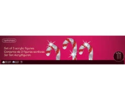 2 FT 90 LED Cool White Candy Canes Set Of 3 10 2 FT 90 LED Cool White Candy Canes Set Of 3 -The Christmas Palace Store 781141v