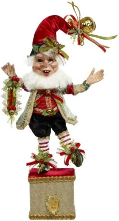 Mark Roberts 14" Mingle & Jingle Elf Stocking Holder