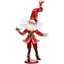 Mark Roberts 23" Two Turtle Doves Fairy On Base Collector's Edition