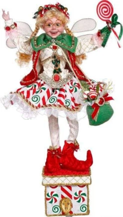 Mark Roberts 20.5" Peppermint Party Fairy Stocking Holder