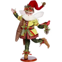 Mark Roberts 21" Holly Berry Fairy On Base Collector's Edition
