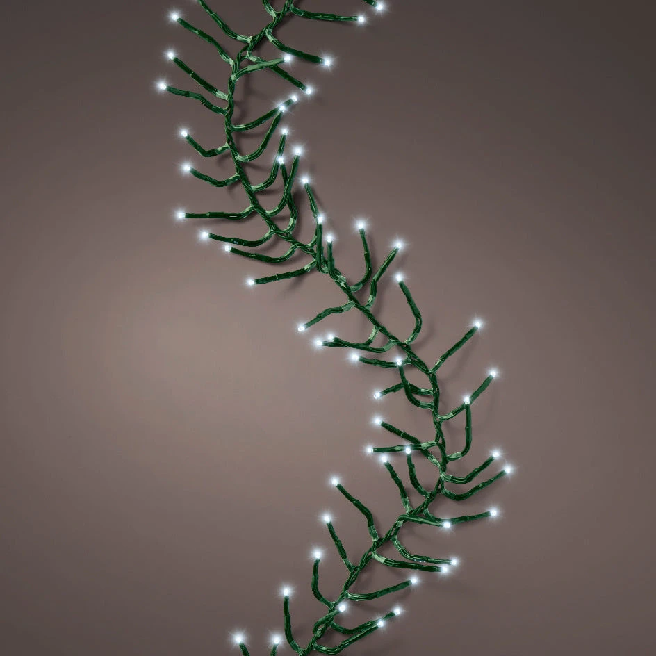 16 FT Cluster Starter Set Cool White String Of 500 LED Lights Transformer 1 16 FT Cluster Starter Set Cool White String Of 500 LED Lights Transformer