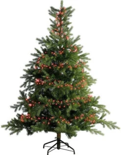 36 FT 500 LED Red Compact Lights With Green Wire -The Christmas Palace Store 8719152313914d