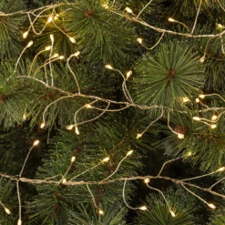 20 FT 480 Micro LED Warm White Compact Lights With Silver Wire -The Christmas Palace Store 8720093266016b