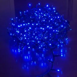 36 FT 500 LED Blue Compact Extension Set With Green Wire