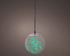80 Green Micro LED Hanging Ball