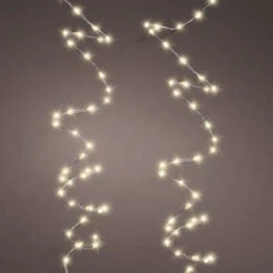 30 FT 567 Micro LED Warm White Twinkle Lights With Silver Wire