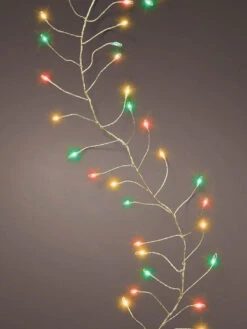 20 FT 480 Micro LED Multi Compact Lights With Gold Wire