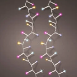 36 FT 500 LED Multi Compact Lights With Transparent Wire