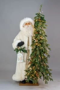 4.75 FT Ivory Celebrations Father Christmas Santa Second Edition