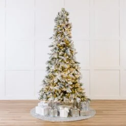 Snowbell Pine Tree Pre-Lit Clear LED Twinkle Lights