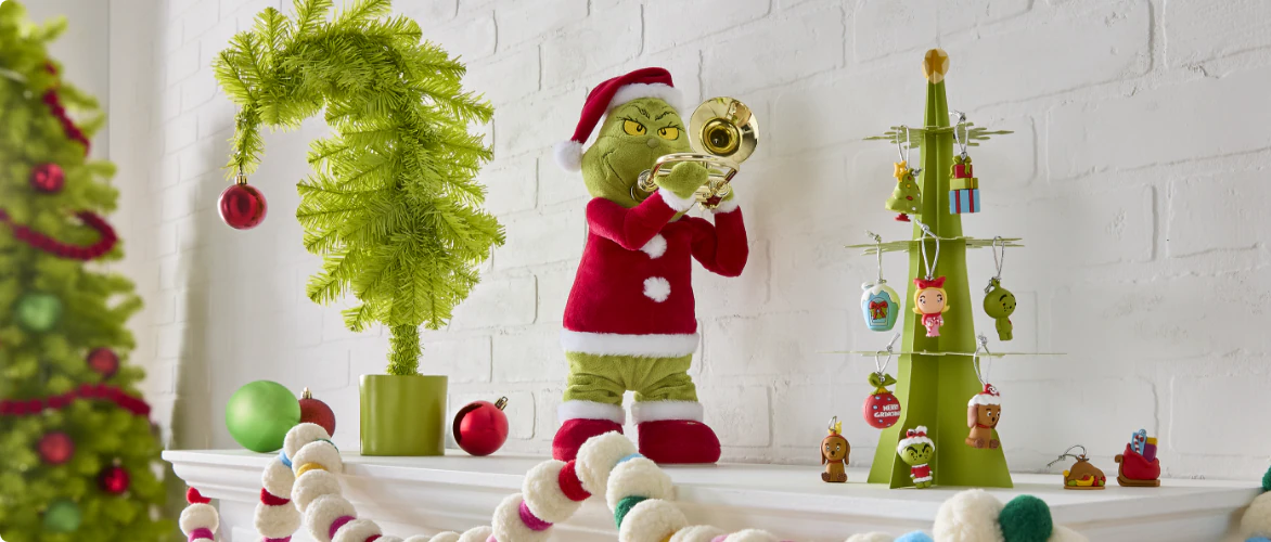 The Christmas Palace Store -The Christmas Palace Store odp 2025 xmas i08 grinch collection slim banner merry grinch mas